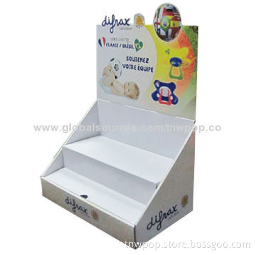 POP Cardboard Tabletop Display, Supermarket Shelves,Eco-friendly Material,Customized Size and Design